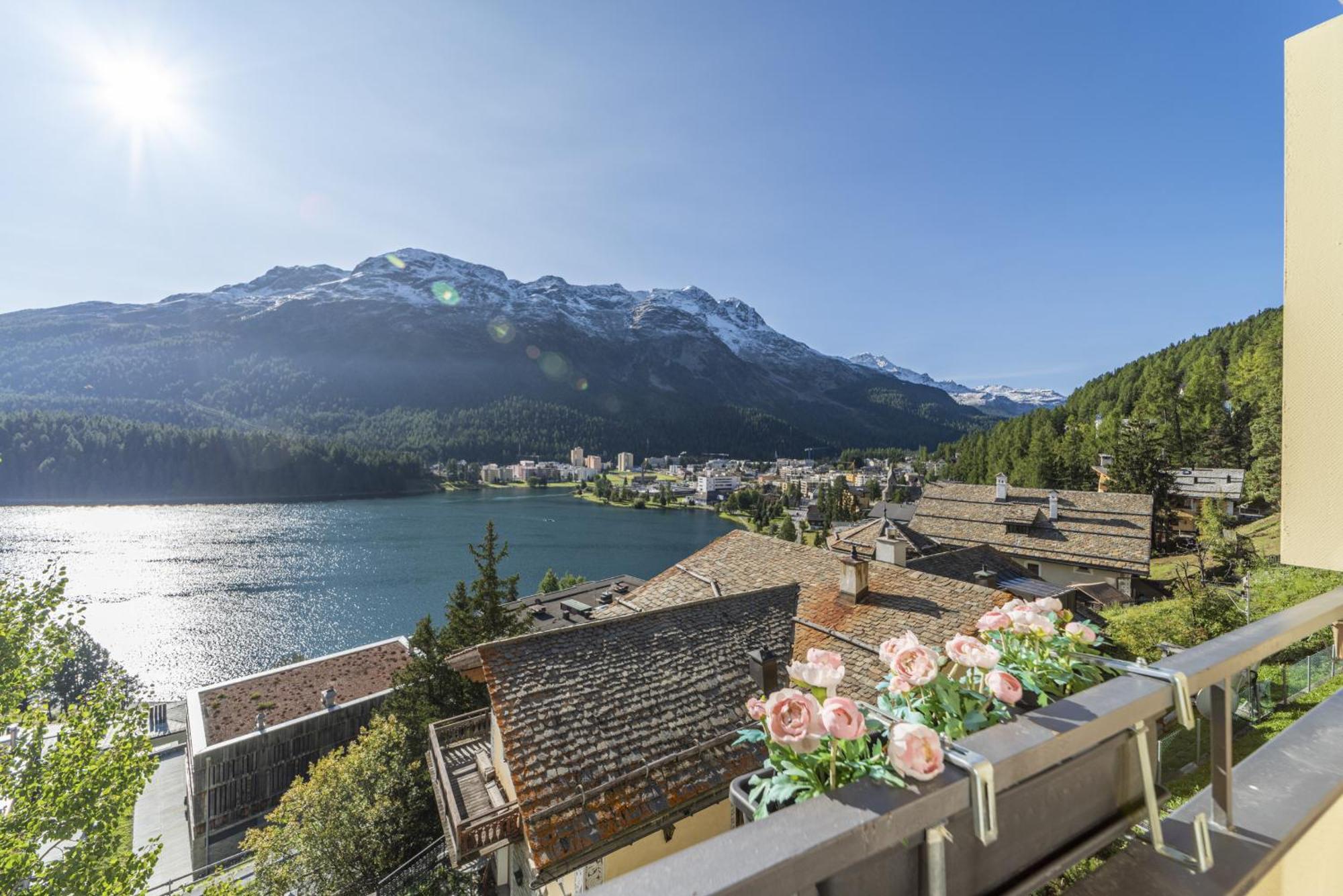 Ferienwohnung Chesa Bellavista - St. Moritz Exterior foto